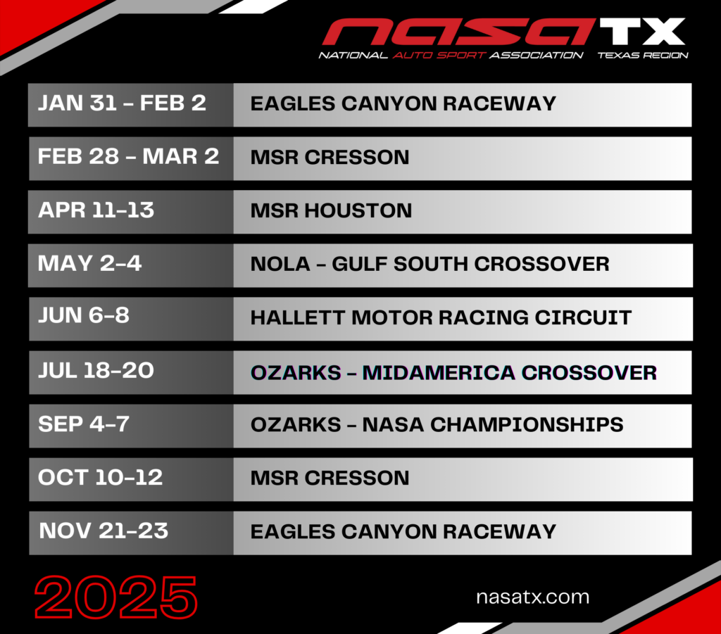 Schedule DRIVENASA Texas Region We Drive Harder!